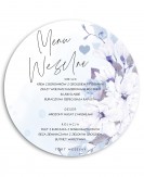 Menu weselne okrągłe z...
