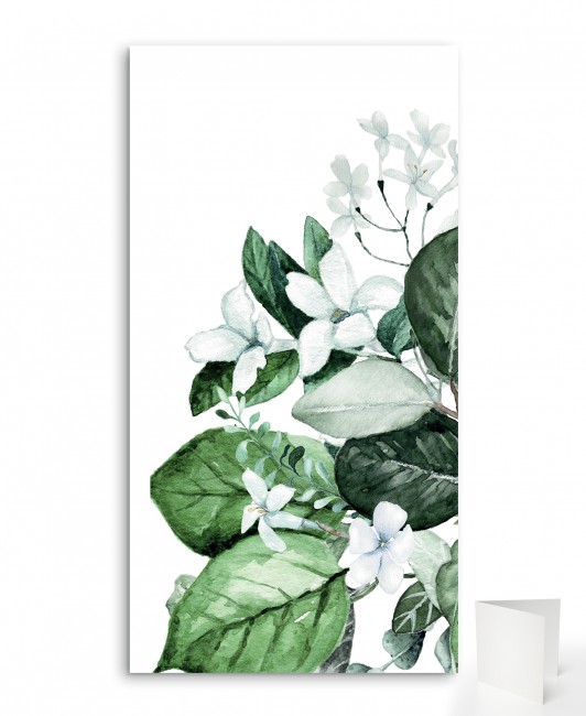 Prostokątne menu weselne...