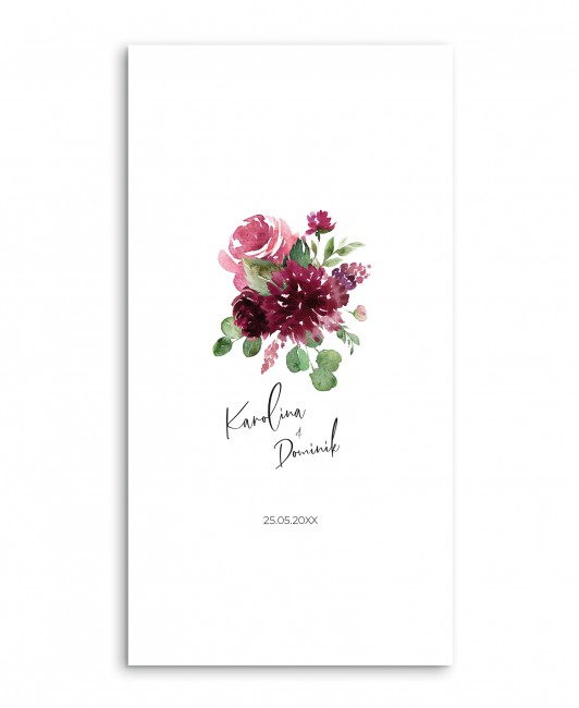 Menu weselne w stylu boho z...